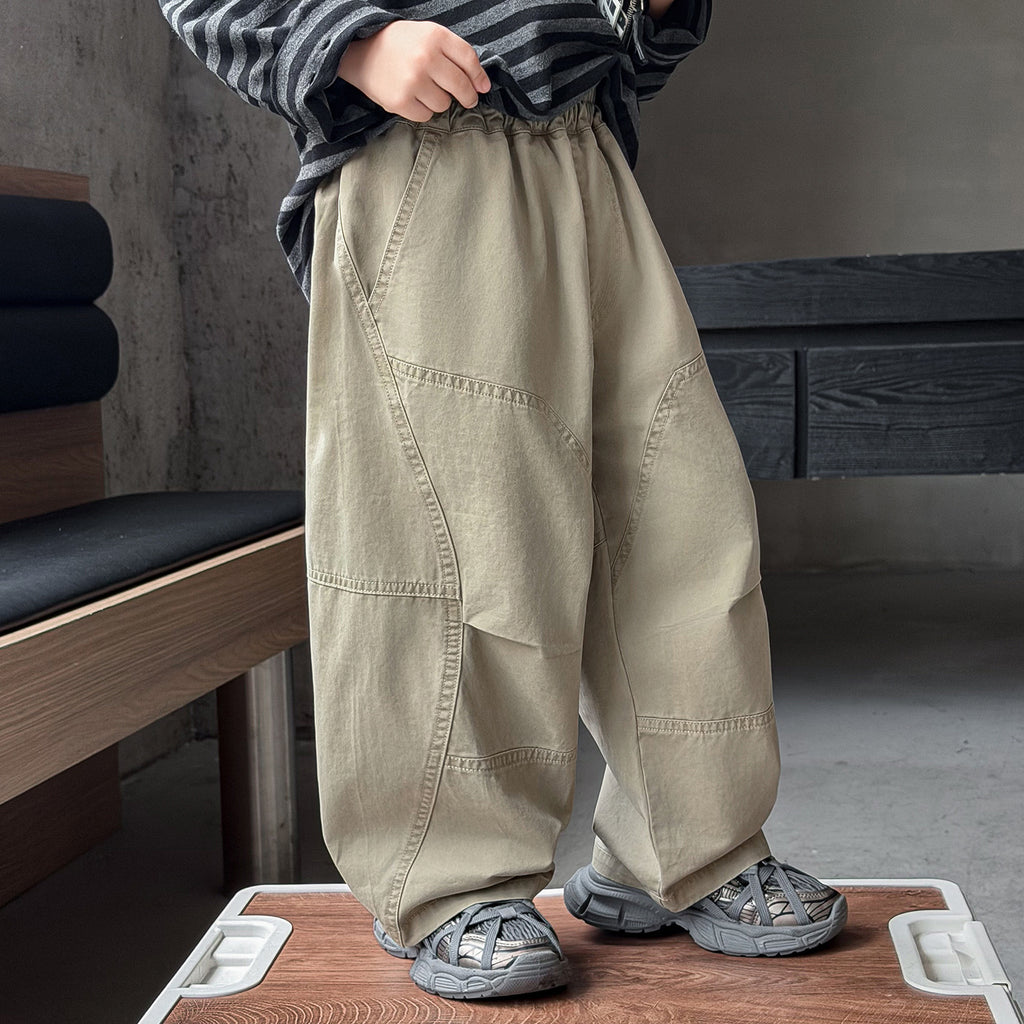 Boys' Khaki Cargo Pants