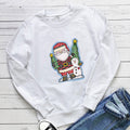 Christmas tree print hoodie