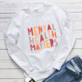 Letter printed long sleeved hoodie